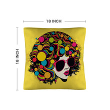 Load image into Gallery viewer, Disco Girl 2 Pillow Case Made in America
