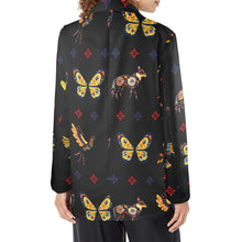 Load image into Gallery viewer, Colores de Mexico Mexican Talavera Animals Floral Women's Blazer
