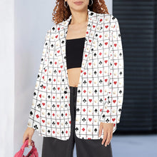 Load image into Gallery viewer, Vegas Blackjack Women&#39;s Western Blazer
