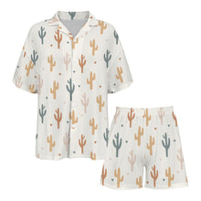 Load image into Gallery viewer, Baha Ranch Cactus Print Women's Pajama set Made in America
