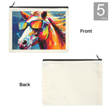 Load image into Gallery viewer, Baha Ranch Cool Horse Cosmetic Bag Pack of 5 Made in America
