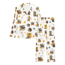 Load image into Gallery viewer, Vintage Cowgirl Collage Pajama set
