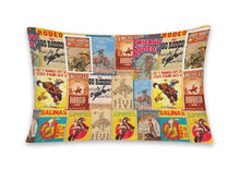 Load image into Gallery viewer, Baha Ranch Vintage Rodeo Poster Satin Pillow Case Made in America
