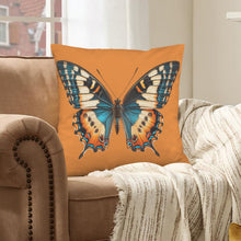 Load image into Gallery viewer, Baha Ranch Butterfly Velvety Soft Pillow Cover Made in America
