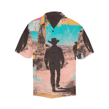 Load image into Gallery viewer, Baha Ranch Retro Pop Western Mystery Cowboy Men's Camp Shirt
