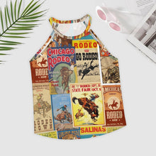 Load image into Gallery viewer, Baha Ranch New Vintage Rodeo Poster Tank Top
