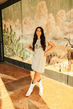 Load image into Gallery viewer, Calf Roper Short Sleeve Mini T-shirt Dress

