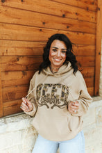 Load image into Gallery viewer, Camo Print Beer Season Graphic Hoodie
