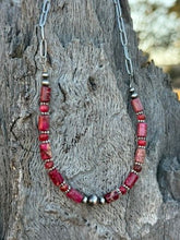 Load image into Gallery viewer, Canyon Rose Paperclip Chain Necklace
