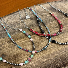 Load image into Gallery viewer, Canyon Rose Paperclip Chain Necklace
