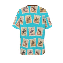 Load image into Gallery viewer, Baha Ranch Stamp Cowboy Oversized T Shirt
