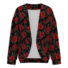Load image into Gallery viewer, Colores de Mexico Romantic Roses Drop Shoulder Cardigan
