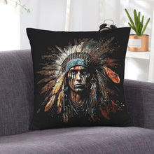 Load image into Gallery viewer, Baha Ranch Painted Native Velvety Soft Pillow Case Made in America
