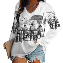 Load image into Gallery viewer, Baha Ranch Western Ranching Long Sleeve Top
