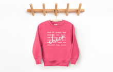 Load image into Gallery viewer, Youth Sport Writing Sweatshirt - Multiple Options
