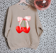 Load image into Gallery viewer, Trendy Cherry Sweatshirt
