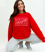 Load image into Gallery viewer, Sport Writing Sweatshirts - Multiple Options
