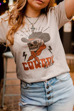 Load image into Gallery viewer, Cowboy Killer Skull Graphic Tee
