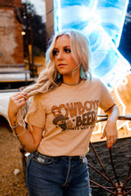 Load image into Gallery viewer, Cowboys &amp; Beer Western Graphic Tee
