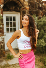 Load image into Gallery viewer, Cowgirls Make Better Lovers Cropped Tank Top
