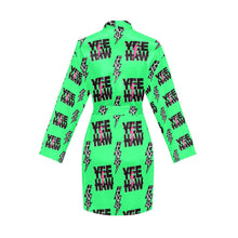 Load image into Gallery viewer, Neon Yeehaw Women's Belted Satin Feel Dressing Lounge Robe

