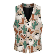 Load image into Gallery viewer, Cool Santa Men's Western Vest
