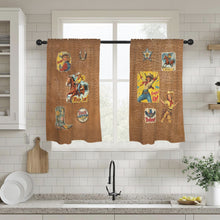 Load image into Gallery viewer, Vintage Cowgirl Window Curtains 28&quot;x40&quot; (2-Piece) Made in America
