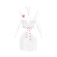 Load image into Gallery viewer, Bridesmaid Women's Long Sleeve Belted Satin Feel Dressing Lounge Robe
