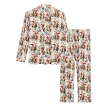 Load image into Gallery viewer, Western Santa Christmas Women's Pajama Set
