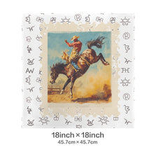 Load image into Gallery viewer, Baha Ranch Stamped Rodeo 2 Velvety Soft Pillow Case Made in America
