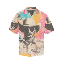 Load image into Gallery viewer, Baha Ranch Retro Pop Western Cool Cowboy Men's Camp Shirt
