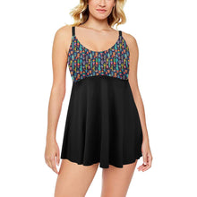 Load image into Gallery viewer, Crazy Cactus Lady Swim Dress &amp; Shorts Set
