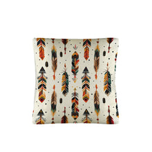 Load image into Gallery viewer, Aztec Feathers Pillow Case Made in America
