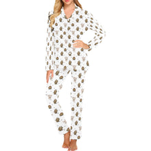 Load image into Gallery viewer, Cactus and Highland Cow Women&#39;s Western Pajama Set
