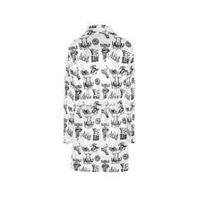 Load image into Gallery viewer, Cowboy Print Women&#39;s Western Bath Robe
