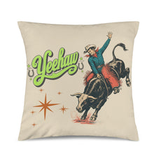 Load image into Gallery viewer, Baha Ranch The Last Roundup Yeehaw Throw Pillow Cover Made in America
