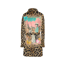 Load image into Gallery viewer, Baha Ranch Retro Pop Western Leopard Cowgirl Robe
