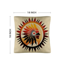 Load image into Gallery viewer, Native Sun Throw Pillow Case Made in America
