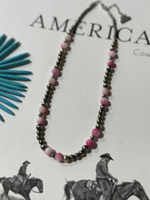 Load image into Gallery viewer, Sterling Silver Desert Rose Beaded Necklace
