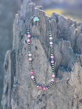 Load image into Gallery viewer, Sterling Silver Desert Rose Beaded Necklace
