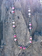 Load image into Gallery viewer, Sterling Silver Desert Rose Beaded Necklace
