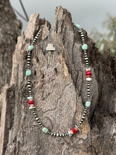 Load image into Gallery viewer, Desert Trail Mixed Stone Beaded Necklace
