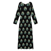 Load image into Gallery viewer, Turquoise Naja Long Sleeve Jumpsuit
