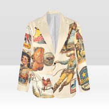 Load image into Gallery viewer, Old West Cowboy Western Cowgirl Vintage Retro Women's Blazer
