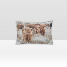 Load image into Gallery viewer, Baha Ranch Highland Herd Pillowcase Made in America
