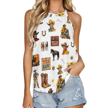 Load image into Gallery viewer, Vintage Cowboy Collage Western Tank Top
