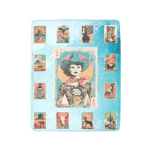 Load image into Gallery viewer, Baha Ranch Cowgirl Queen Blanket Ultra-Soft Micro Fleece Blanket 40" x  50" Made in America

