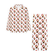Load image into Gallery viewer, Highland Christmas Cow Boy&#39;s Western Pajama Set
