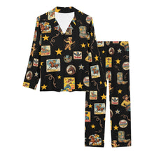 Load image into Gallery viewer, Vintage Cowgirl Collage Western Pajama Set
