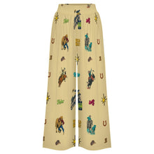 Load image into Gallery viewer, Baha Ranch The Last Roundup Rodeo High Waisted Wide Leg Pants
